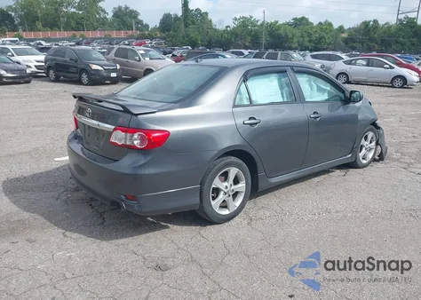 2011 Toyota Corolla S из США, поврежденный, VIN 2T1BU4EE8BC726948